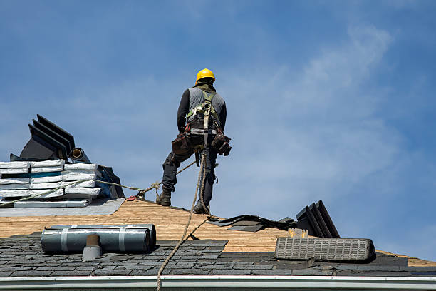 Professional Roof Installation technician working in Rickman, TN